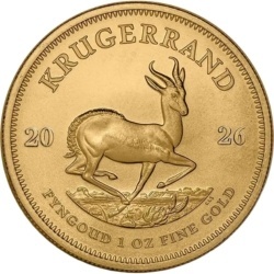 Krugerrand 2026 1 oz Gold-Anlagemünze – GoldInvest24 Schutzkapsel