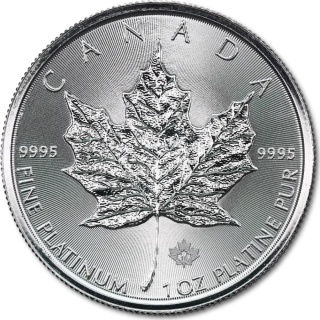 1 oz Maple Leaf Platinmünze gemischte Jahrgänge