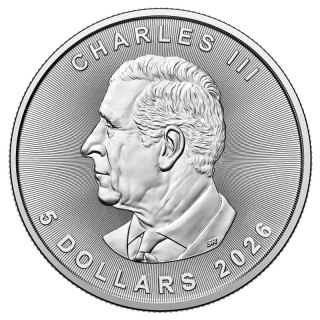 1 oz Maple Leaf Silbermünze | 2026