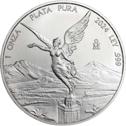 1 oz Libertad 2024 Silbermünze 999 im Kapsel