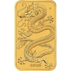Rechteckige Barren-Münze 1 oz Gold Perth Mint 2026