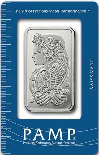1 oz Silberbarren | PAMP | Lady Fortuna