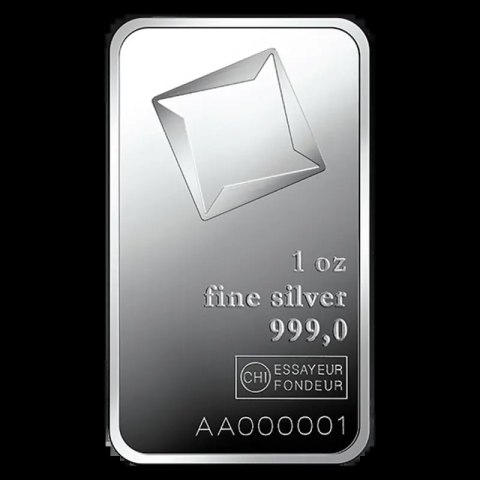 1 oz Silberbarren | Beschädigte Blisterverpackung