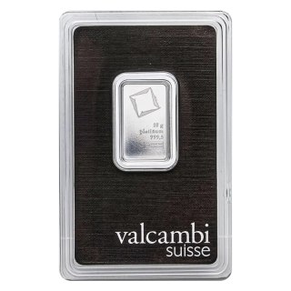 10 g Platinbarren Valcambi