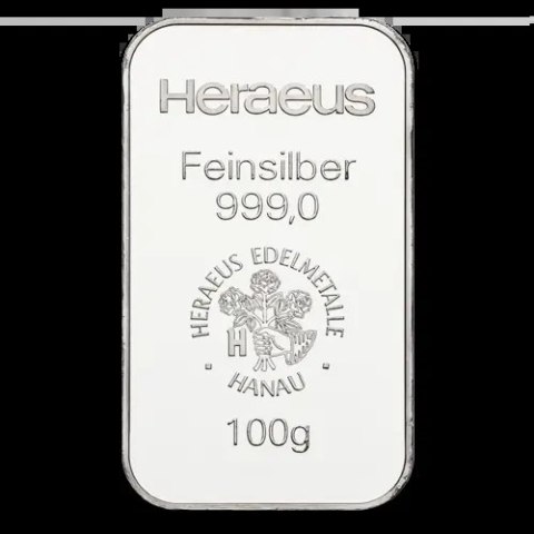 100 g Silberbarren | Beschädigt