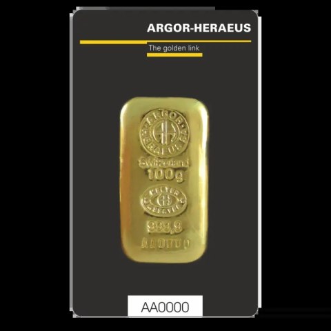 100g verschiedene Hersteller Goldbarren LBMA - beschädigte Verpackung