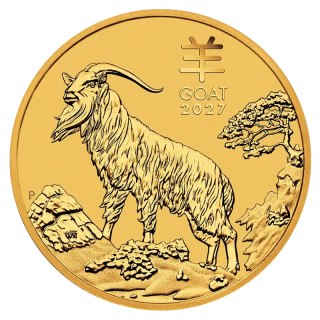 1/20 oz Lunar III Rok Koza Złota Moneta | 2027