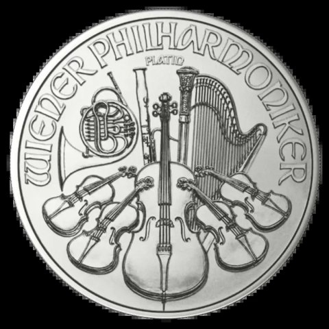 Wiener Philharmoniker Platinmünze 1/25 Unze, Jahrgang 2026, Österreich