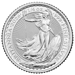 1/4 oz Britannia König Charles III Silbermünze | 2026