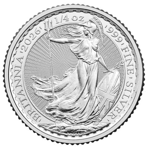 1/4 oz Britannia König Charles III Silbermünze | 2026