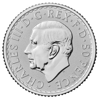 1/4 oz Britannia König Charles III Silbermünze | 2026