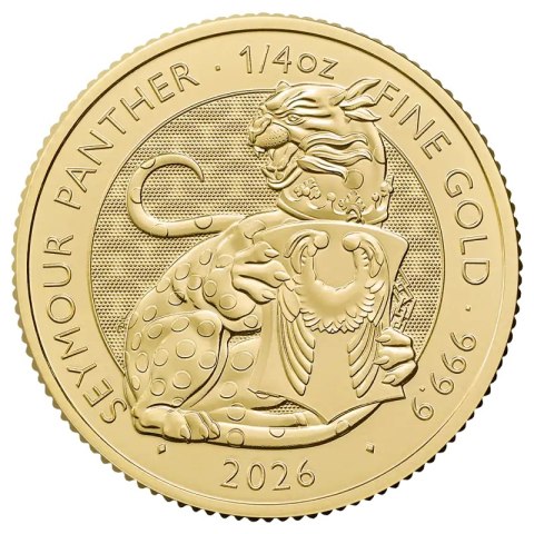 1/4 oz Tudor Beasts Seymour Panther Goldmünze | 2026