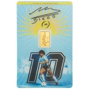 1 g Diego Maradona Goldbarren | PAMP