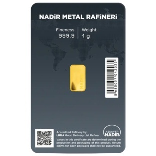 1 g Goldbarren | Nadir | LBMA
