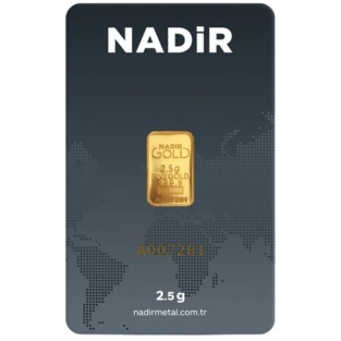 2,5 g Goldbarren | Nadir | LBMA