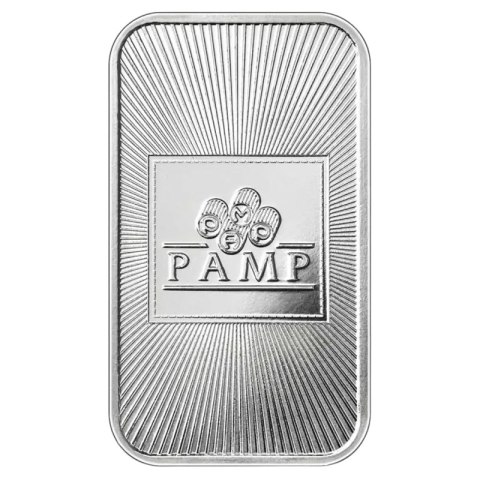 20 x 1 oz Silberbarren | PAMP | USA | Tube