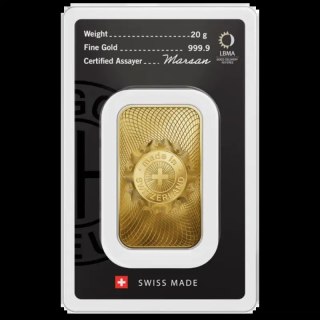 20 g Goldbarren | Argor-Heraeus