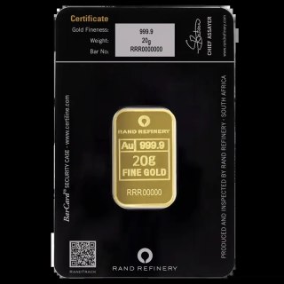 20 g Goldbarren | Loxodonta Africana | Rand Refinery