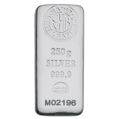 250 g Silberbarren | Nadir Metal Rafineri