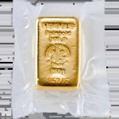 Heraeus 250g Goldbarren