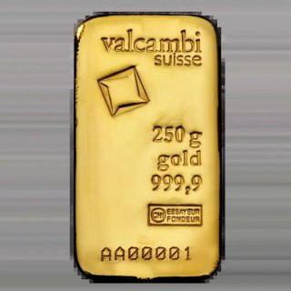 250g Goldbarren | Leicht Beschädigt