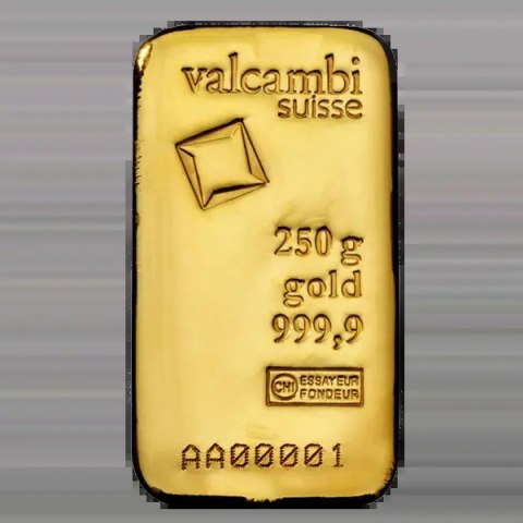 250g Goldbarren | Leicht Beschädigt