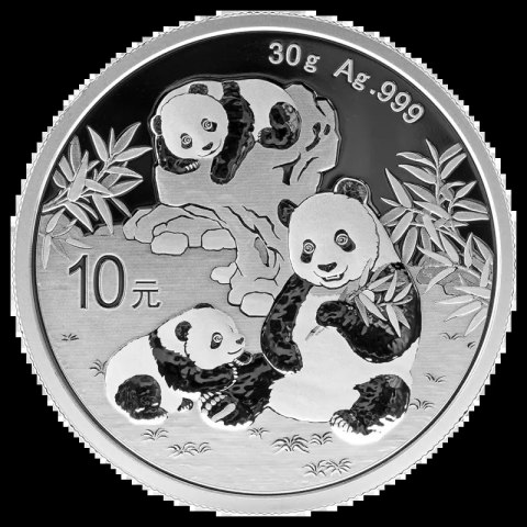 30g Chinesische Panda Silbermünze | 2025