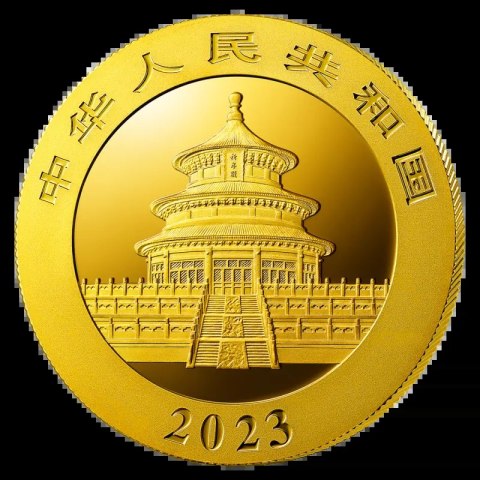 30g Chinesische Panda Goldmünze | 2023