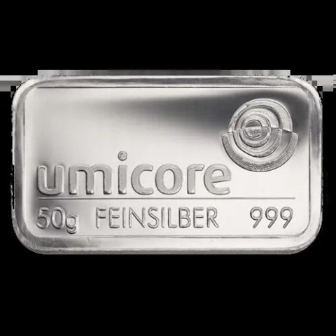 50g Silberbarren | 2. Wahl