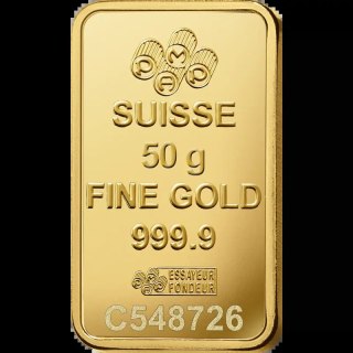 50g verschiedene Hersteller Goldbarren LBMA - beschädigte Verpackung