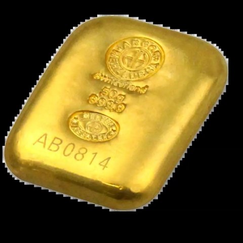 50g verschiedene Hersteller Goldbarren LBMA - beschädigte Verpackung
