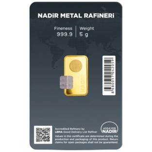 5 g Goldbarren | Nadir | LBMA