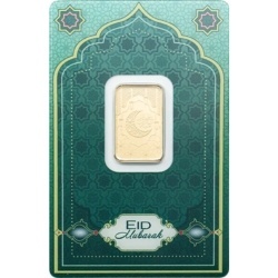 5 g Goldbarren PAMP Suisse Eid Mubarak Au 999,9 in CertiPAMP