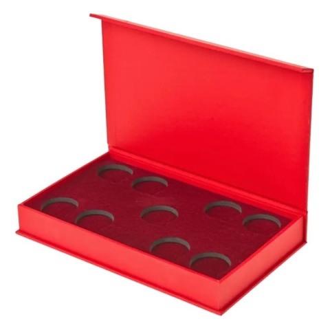 Münzkassette für Silbermünzen der Serie Lunar I | 9 x 1/2 oz