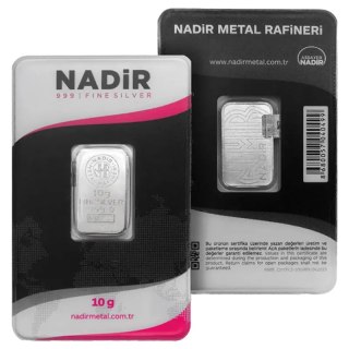 Nadir Metal Rafineri 10 g Silberbarren