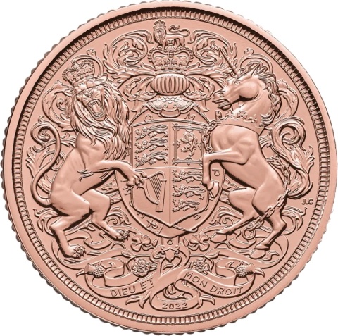 Gedenkausgabe Sovereign Karl III Goldmünze | 2022