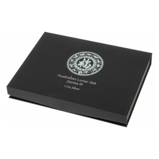 Box für Silbermünzen der Serie Lunar III | 12 x 1 oz