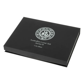Box für Silbermünzen der Serie Lunar III | 12 x 1 oz