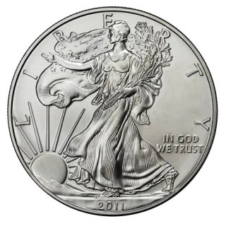 1 oz American Eagle Silbermünze | Gemischte Jahrgänge