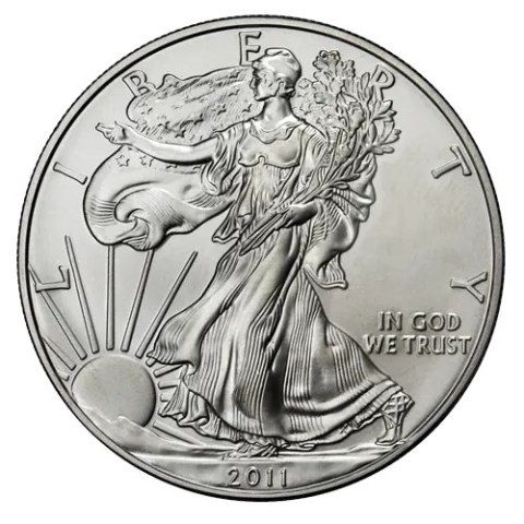 1 oz American Eagle Silbermünze | Gemischte Jahrgänge