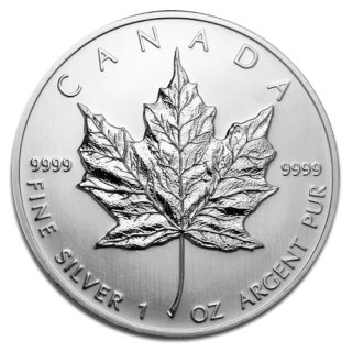 1 oz Maple Leaf Silbermünze | Gemischte Jahrgänge