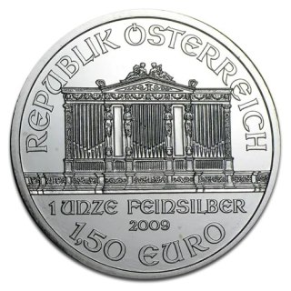 1 oz Wiener Philharmoniker Silbermünze | Gemischte Jahrgänge
