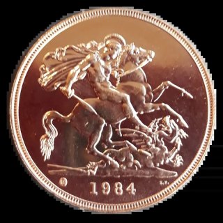 Sovereign Goldmünze | Beschädigt