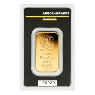 1 oz Goldbarren | Argor-Heraeus | Kinebar