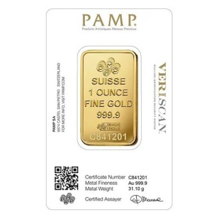 1 oz Goldbarren | PAMP Fortuna