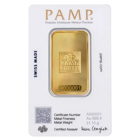 1 oz Goldbarren | PAMP Suisse
