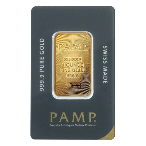 1 oz Goldbarren | PAMP Suisse – Avers