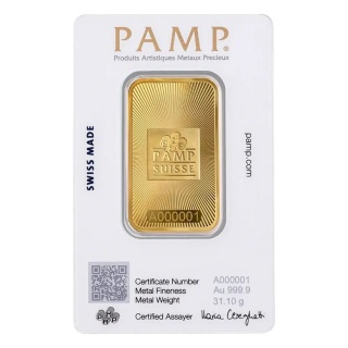 1 oz Goldbarren | PAMP Suisse