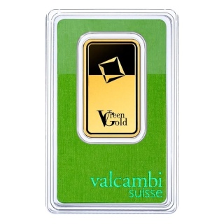 1 oz Goldbarren | Valcambi | Green Gold