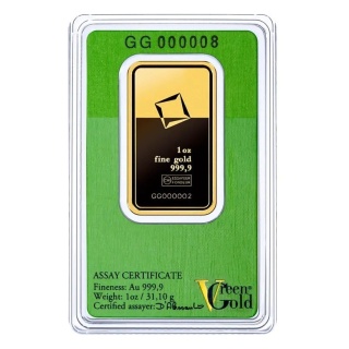 1 oz Goldbarren | Valcambi | Green Gold